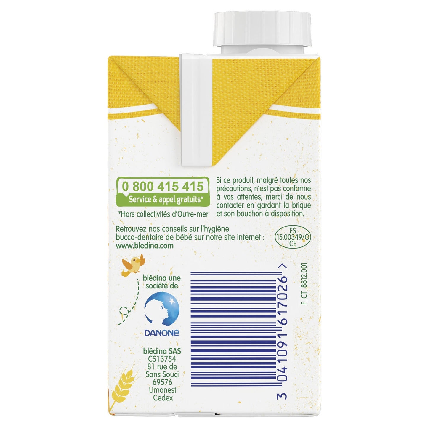 Baby-Getreide ab 12 Monaten Geschmack Keks Delight Choco Wachstum Blédidej BLEDINA
