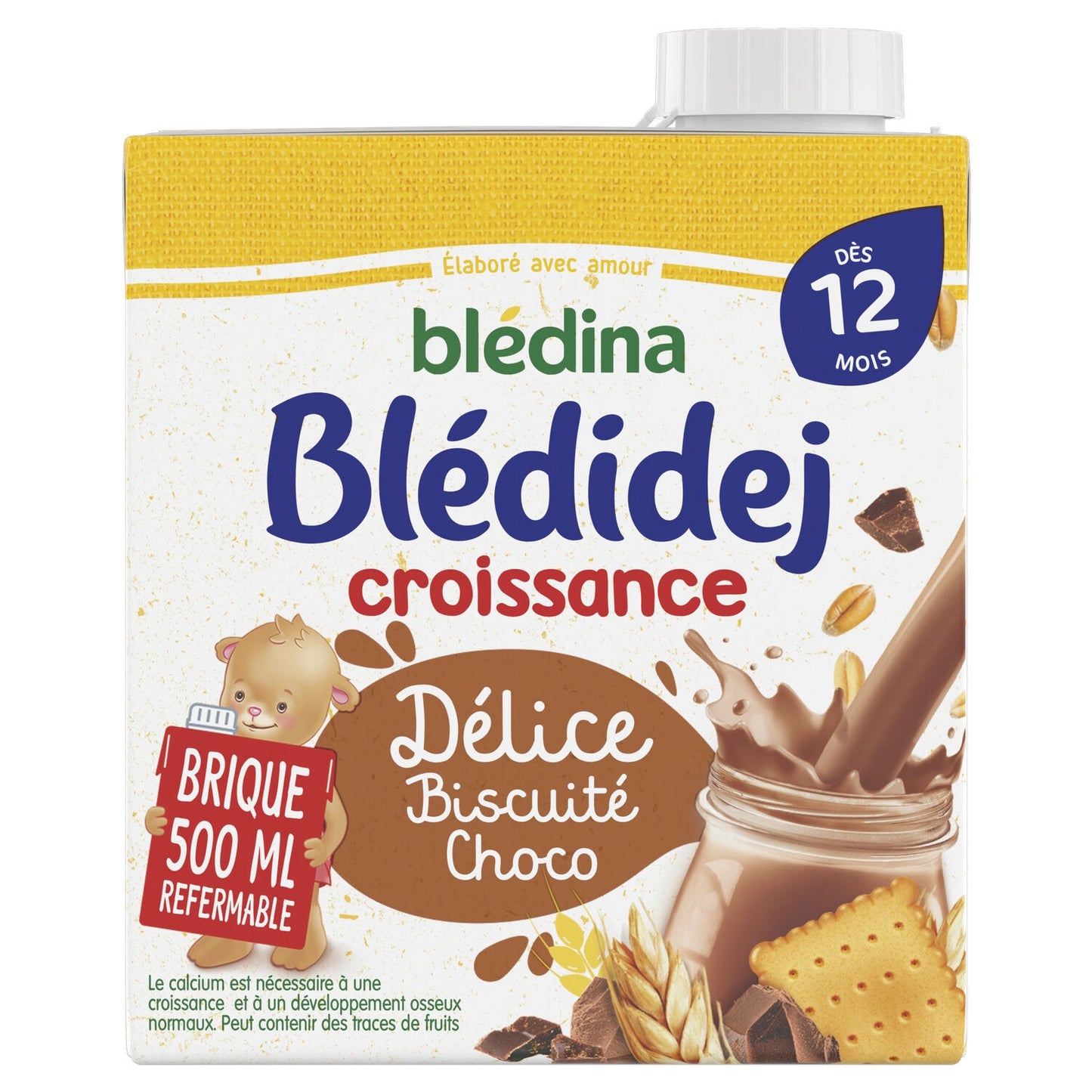 Baby-Getreide ab 12 Monaten Geschmack Keks Delight Choco Wachstum Blédidej BLEDINA