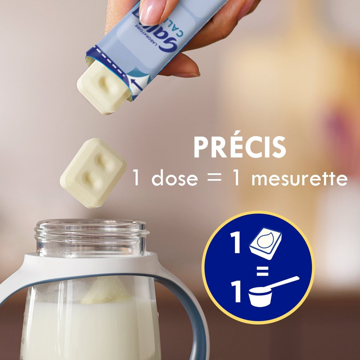 Baby Milk Tablets 2nd Age 6-12 Months Calisma Pocket GALLIA