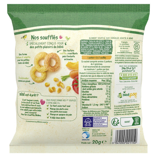 Soufflés ab 10 Monaten Karotten-Butternuss und Tomaten BLEDINA