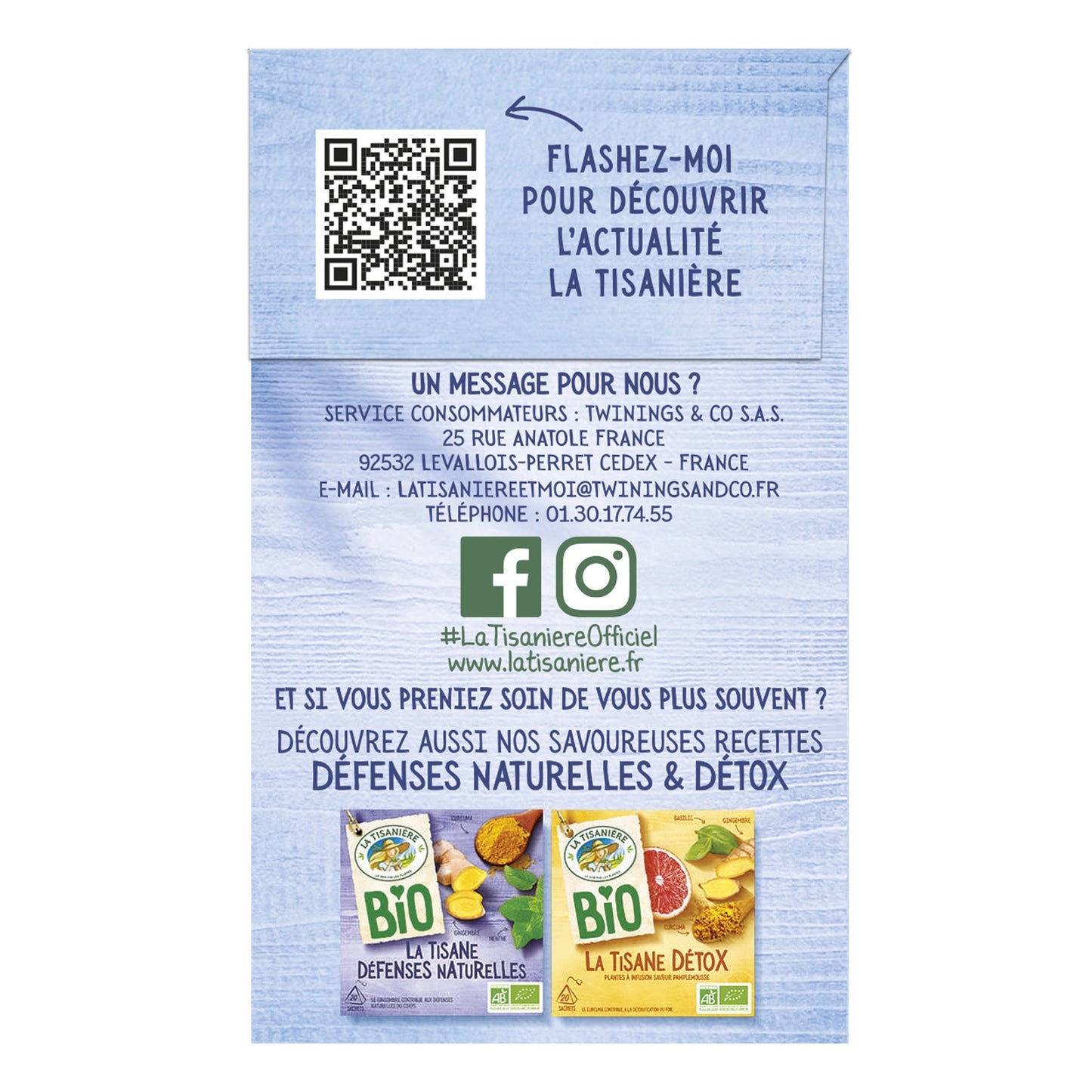 Infusion Bio Nuit Oranger LA TISANIERE
