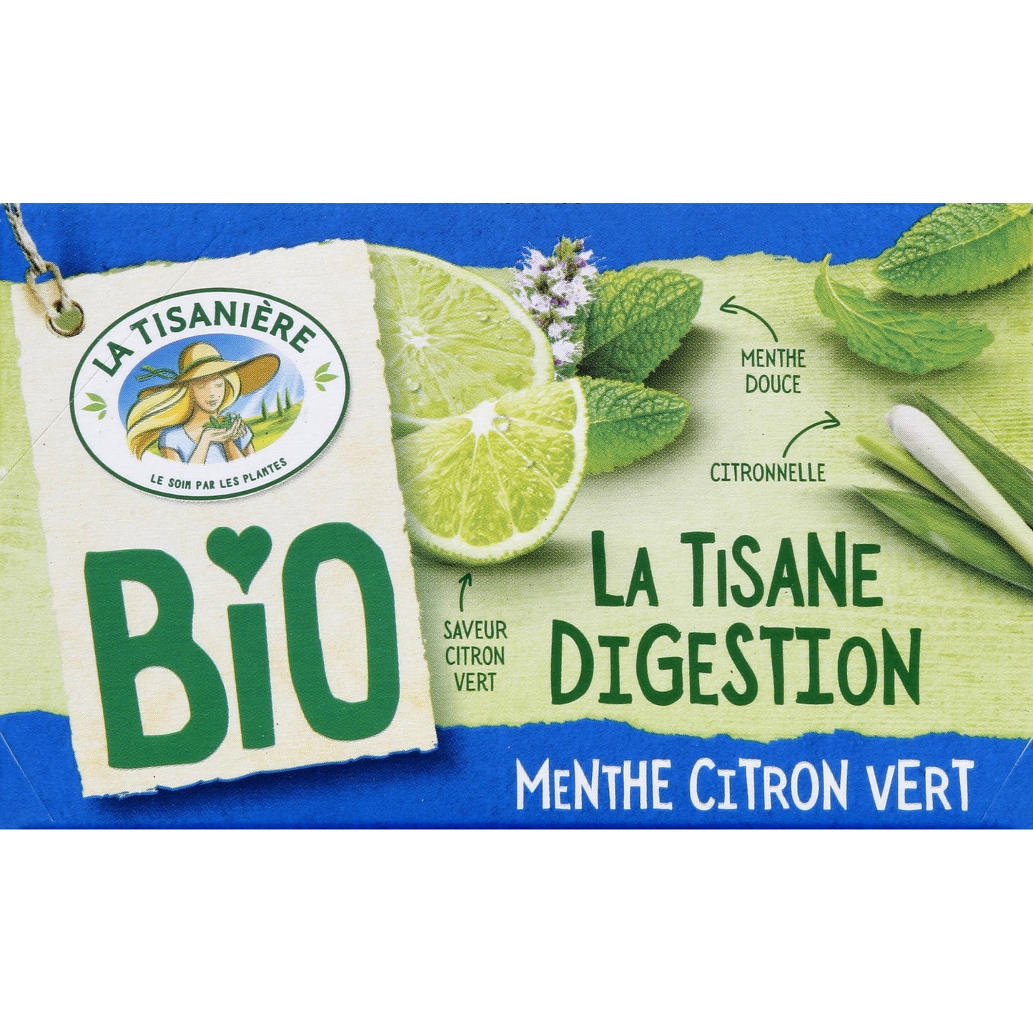 Organic Mint Lime Digestion Infusion LA TISANIERE