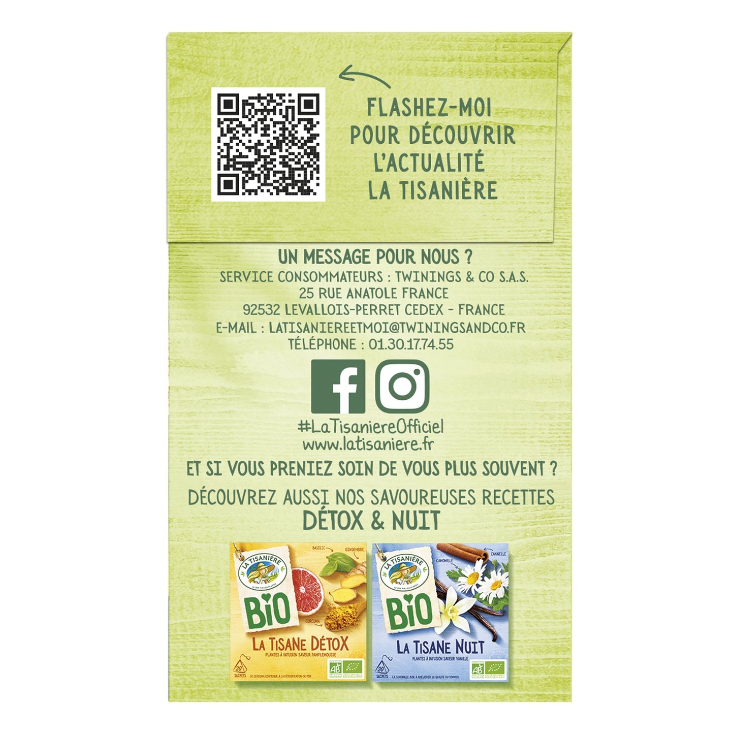 Organic Mint Lime Digestion Infusion LA TISANIERE
