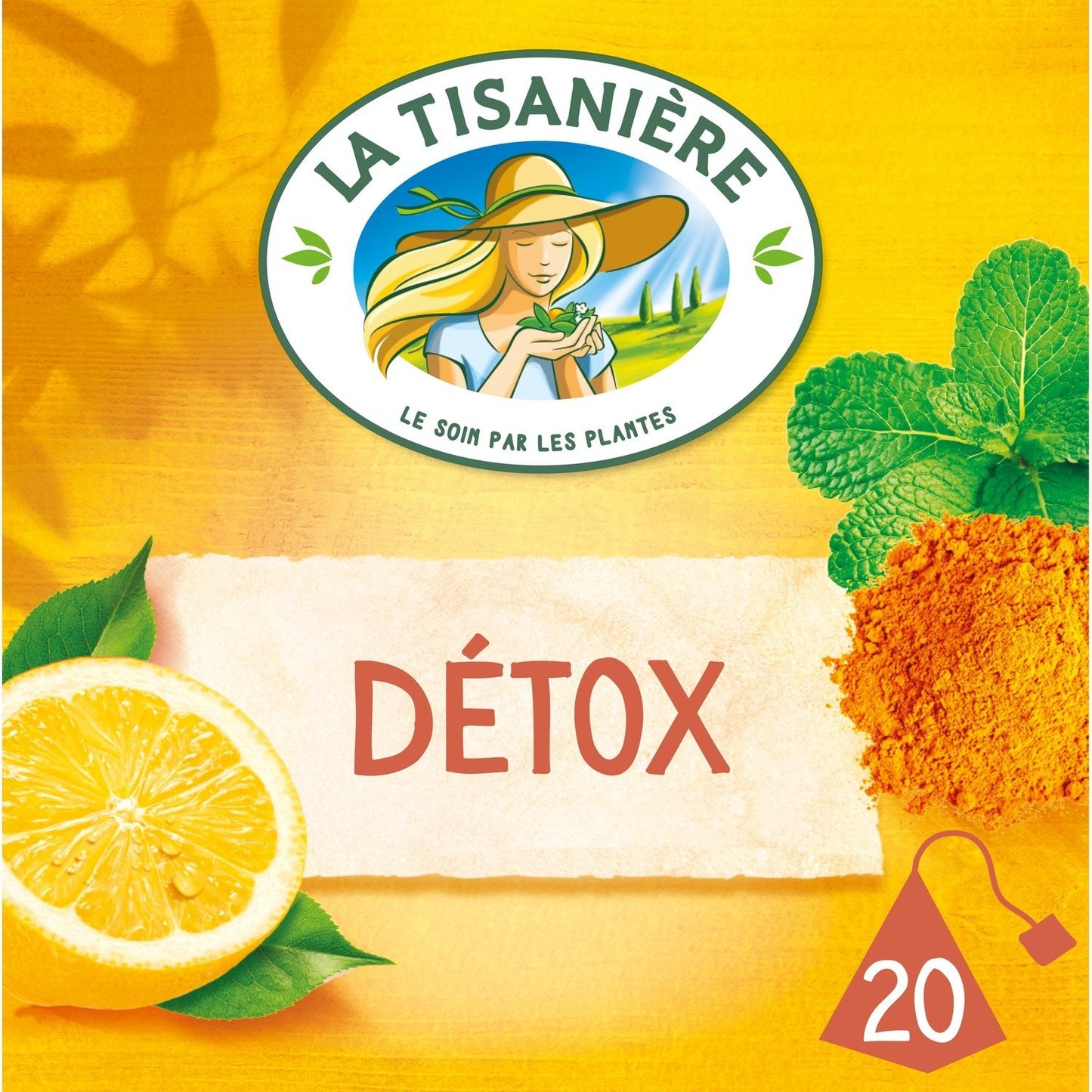 Turmeric Lemon Fennel Seed Mint Detox Infusion LA TISANIERE