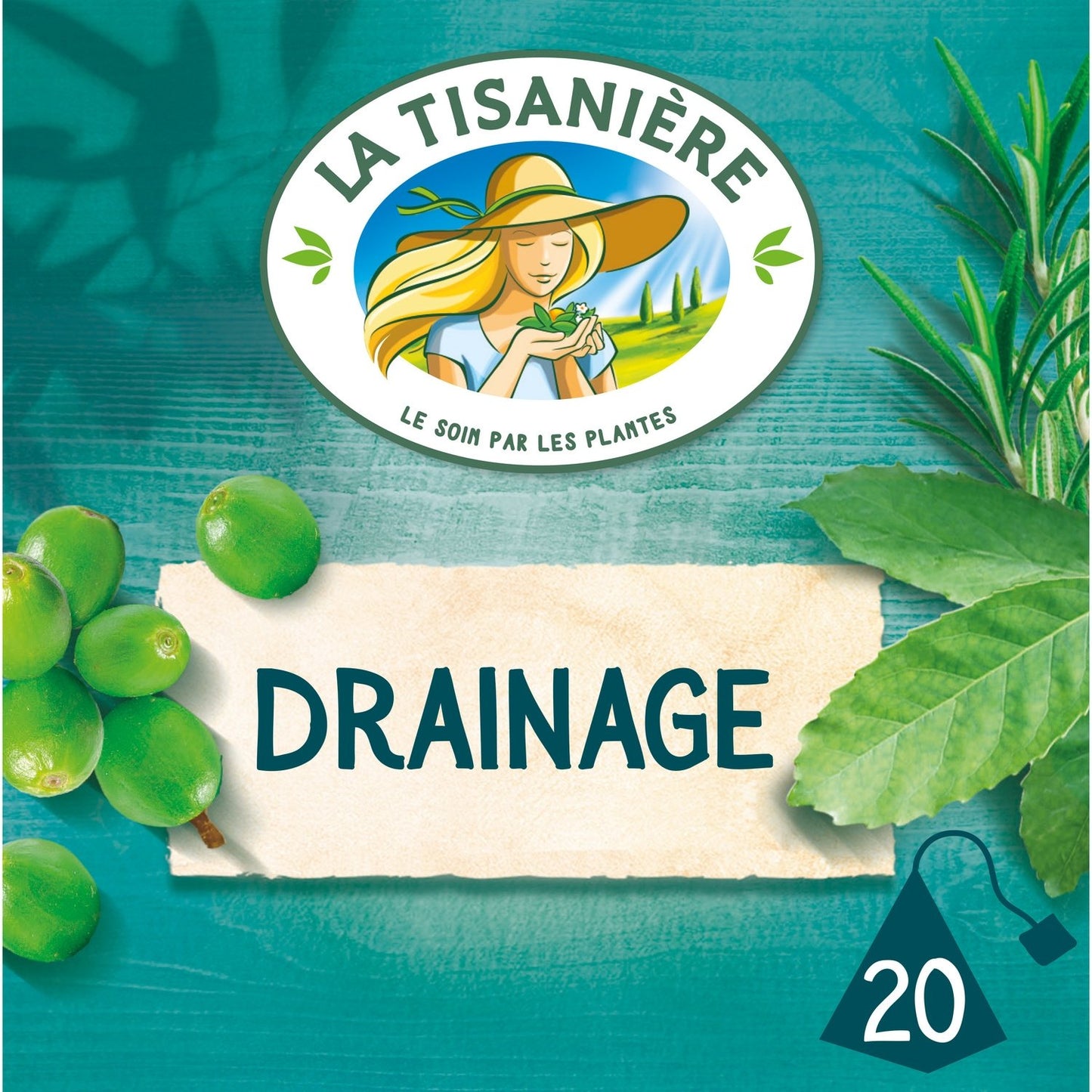 Infusion Drainage LA TISANIERE la boite de 25 sachets