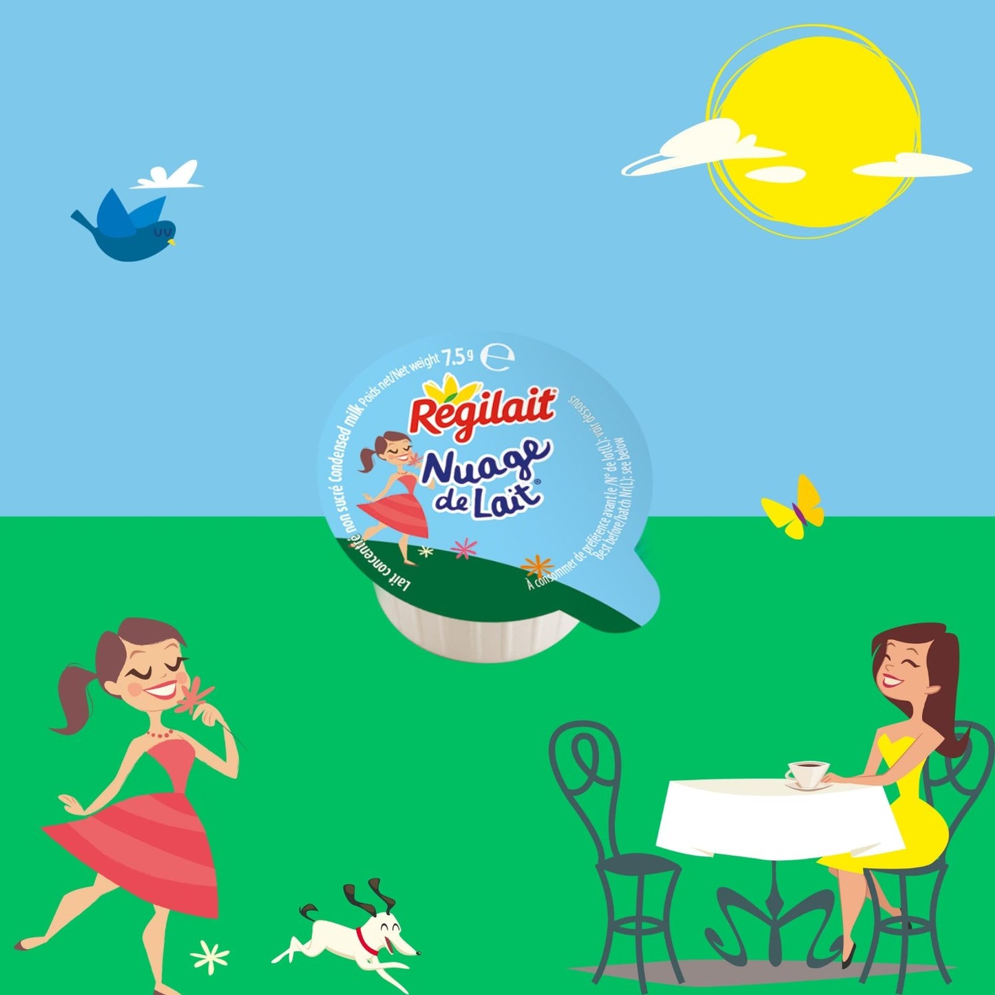 Unsweetened Condensed Milk REGILAIT Milk Cloud