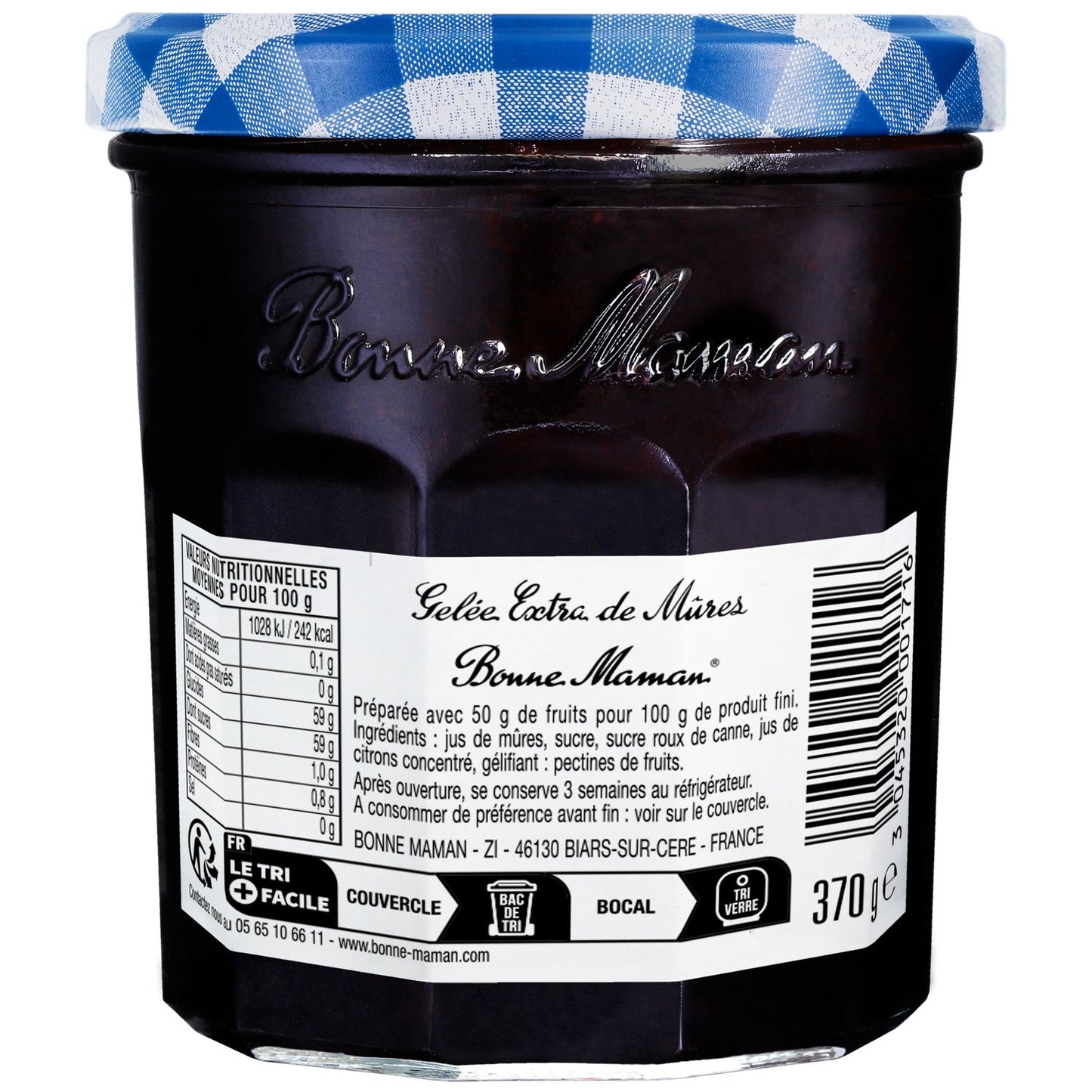 BONNE MAMAN Blackberry Jelly