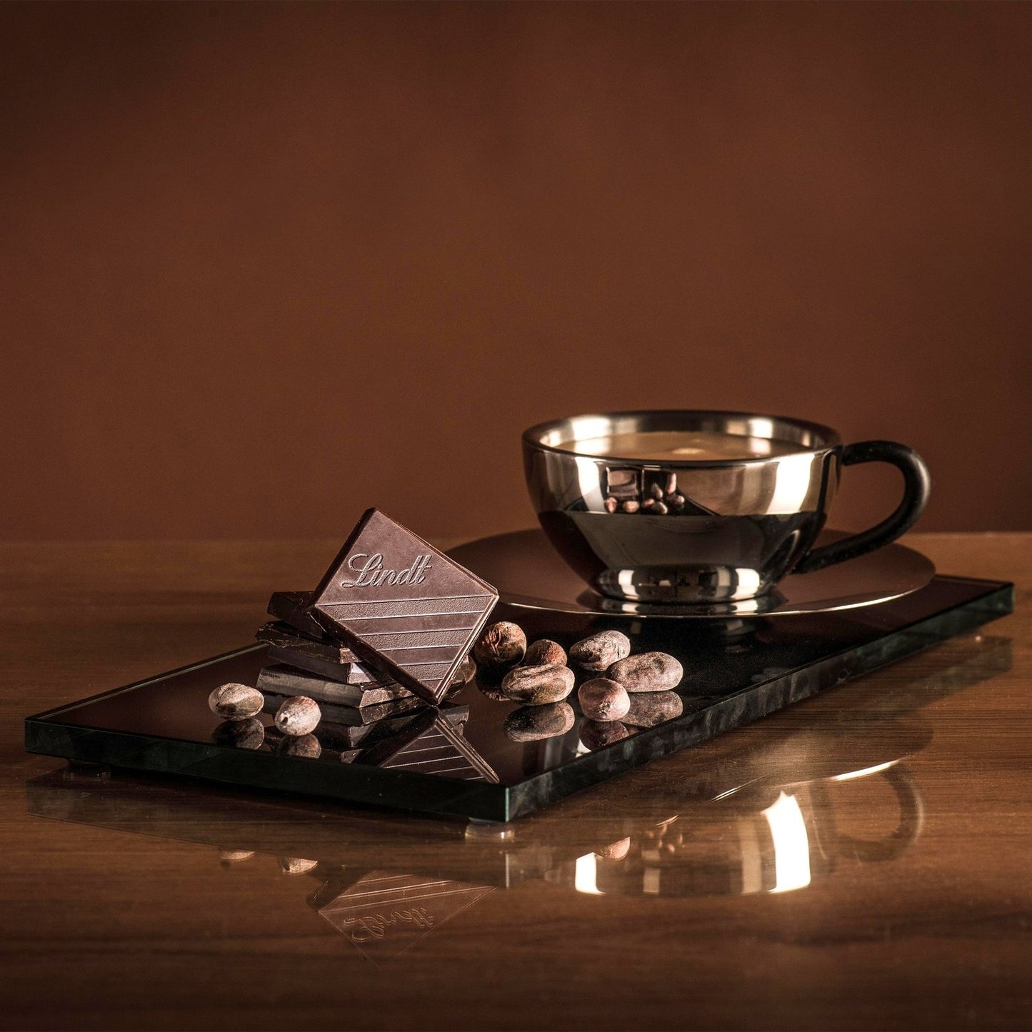 LINDT EXCELLENCE Roasted Sesame Dark Chocolate Bar