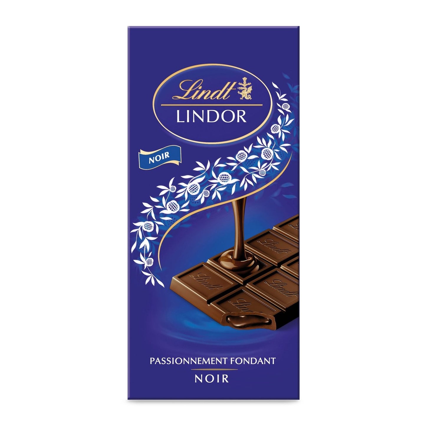 Tablette de Chocolat Noir Lindor LINDT La tablette de 150g