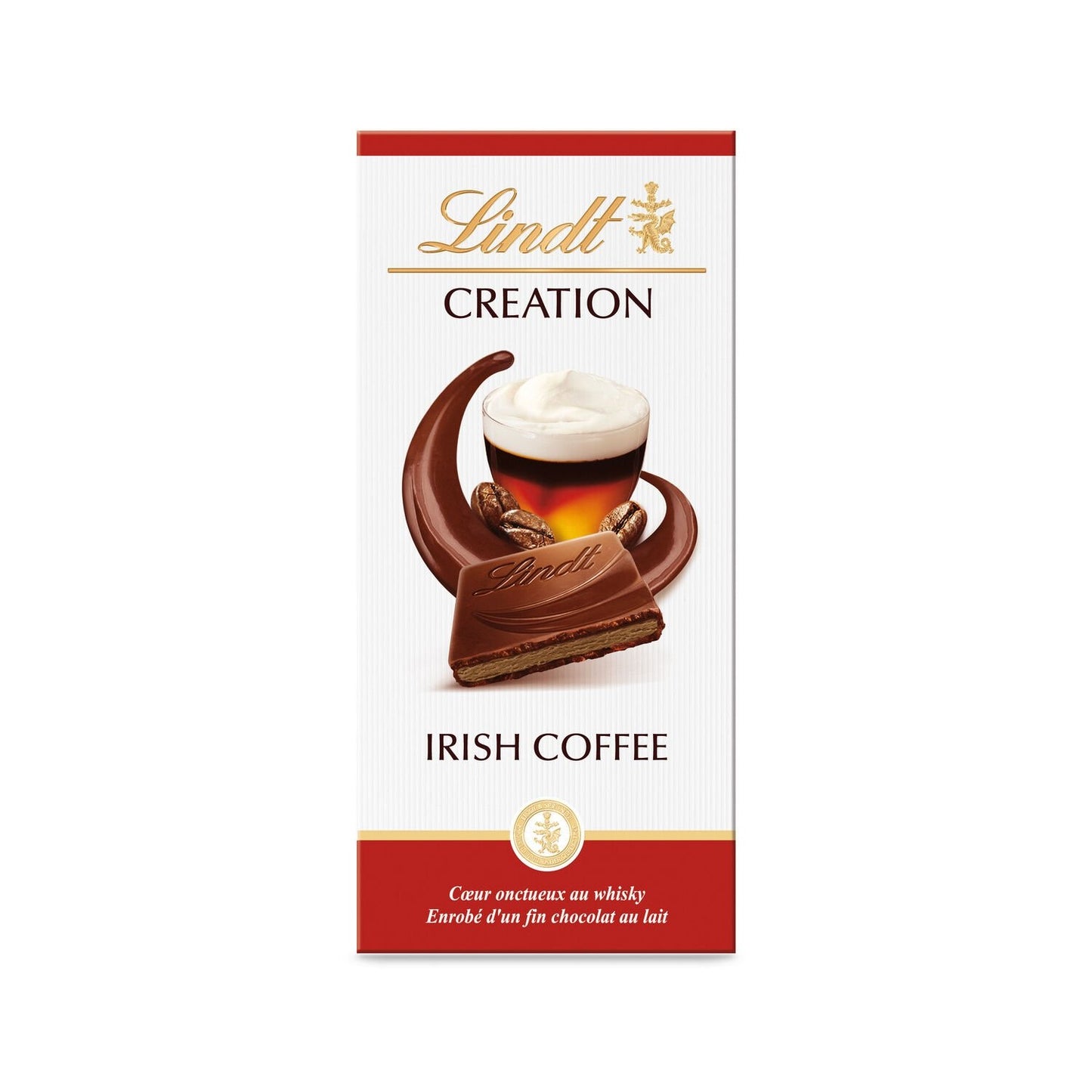 Tablette de Chocolat Lait Création Irish Coffee LINDT La tablette de 150g