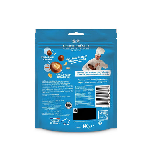 LINDT Crispy Milk Chocolate Balls