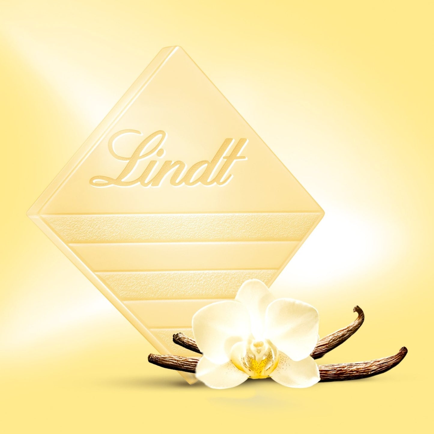 LINDT White Vanilla Chocolate Bar