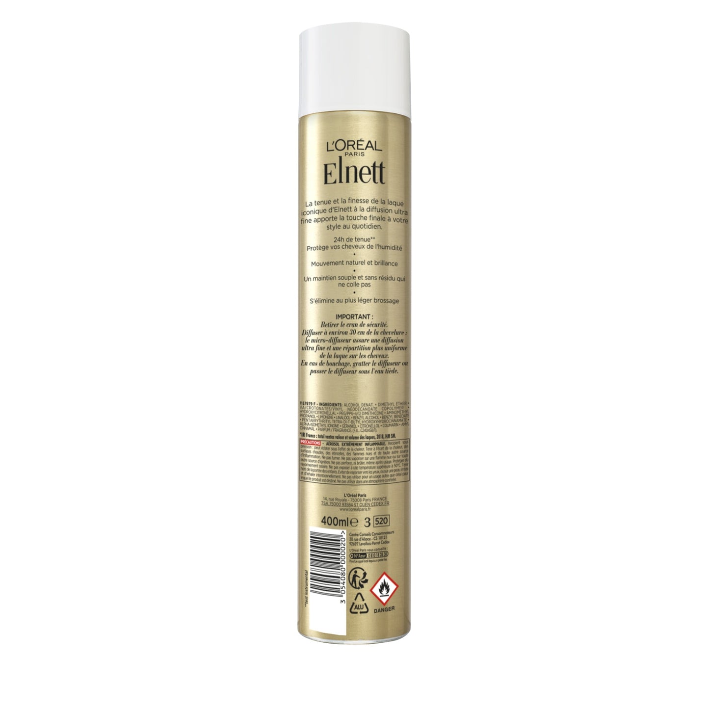 Fortet Elnett Fixation Lacquer ELNETT