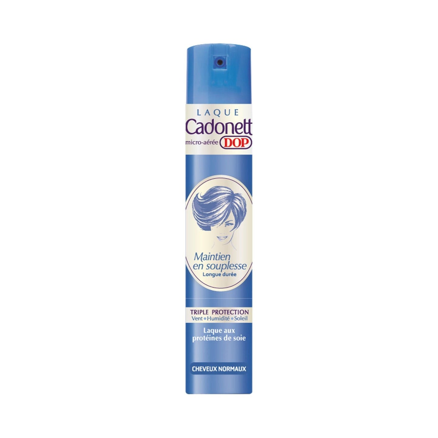 Laque Maintien en Souplesse Cheveux Normaux CADONETT le spray de 300mL