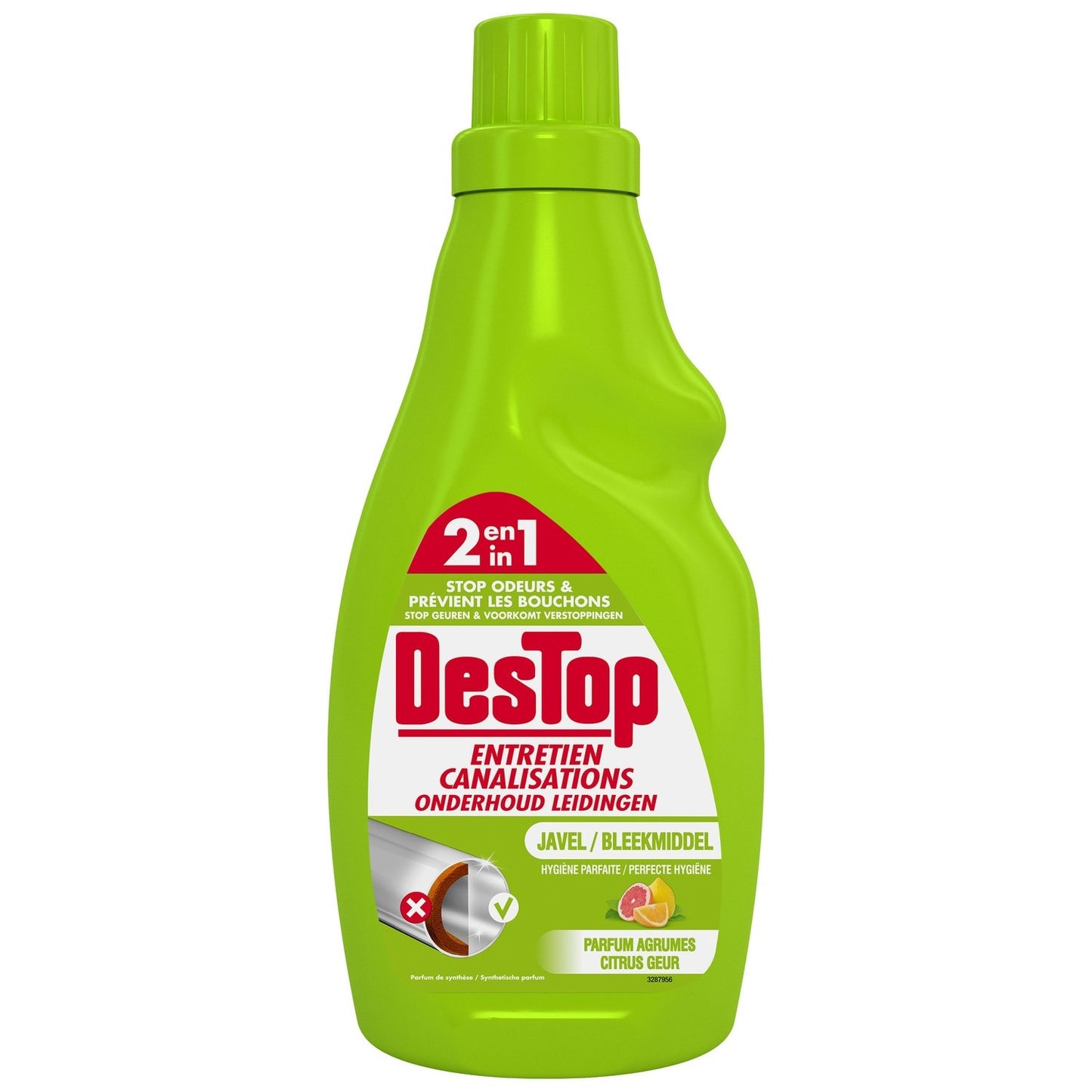 Drain Cleaner with DESTOP Bleach