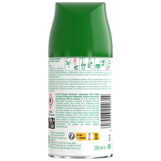 Recharge Diffuseur Désodorisant Automatique Freshmatic Huiles Essentielles Délices d'Eté Melon AIRWICK