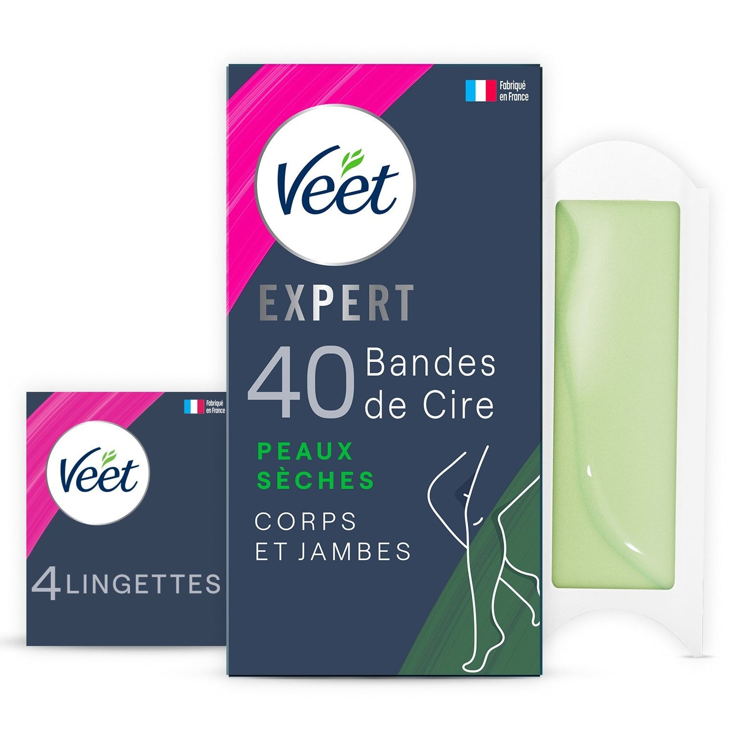 VEET Expert Cold Wax Strips for Body and Legs for Dry Skin