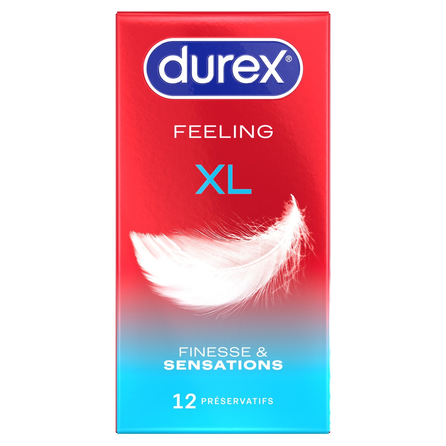 Préservatifs XL Feeling Extra Lubrifié DUREX
