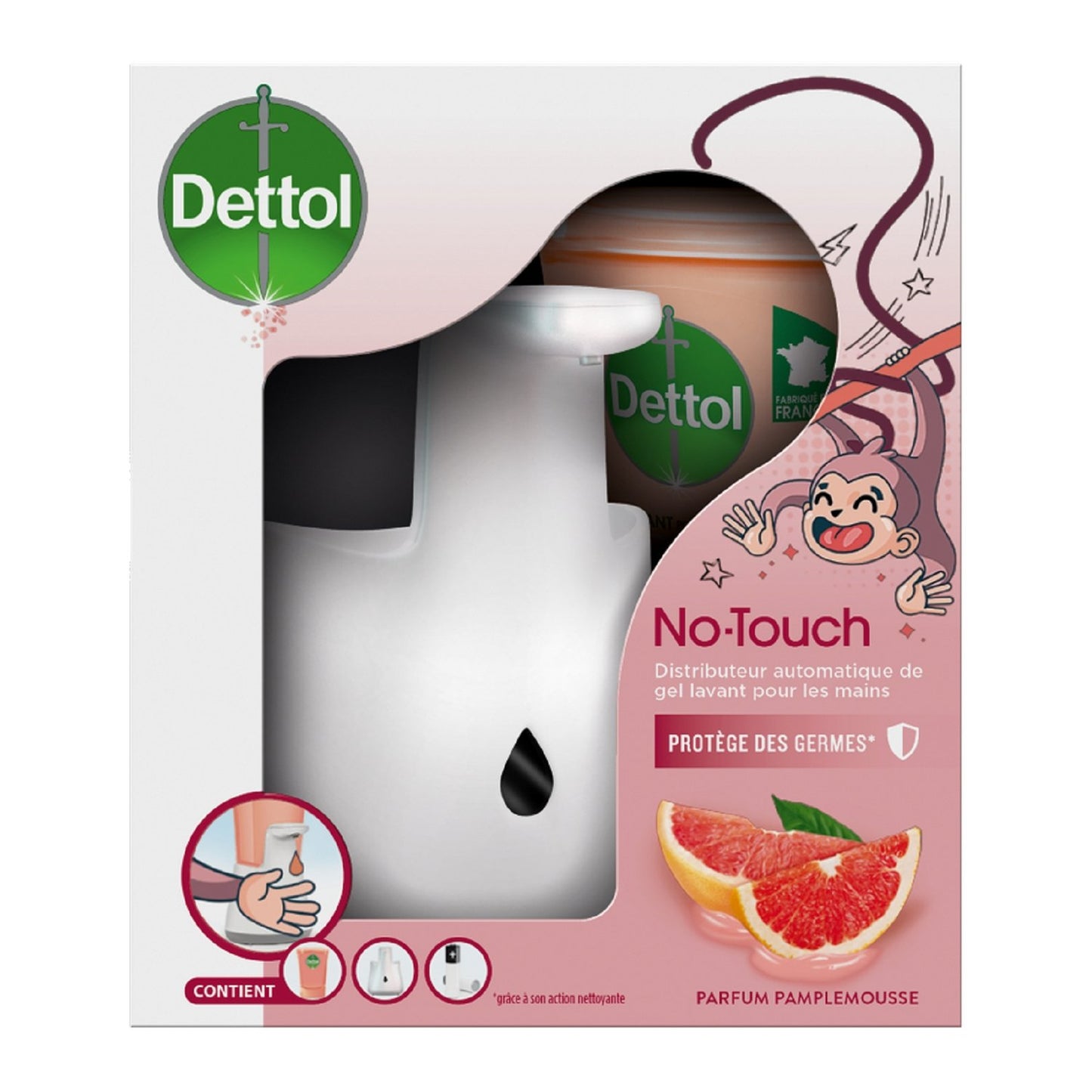 DETTOL Grapefruit Soap Dispenser + Refill
