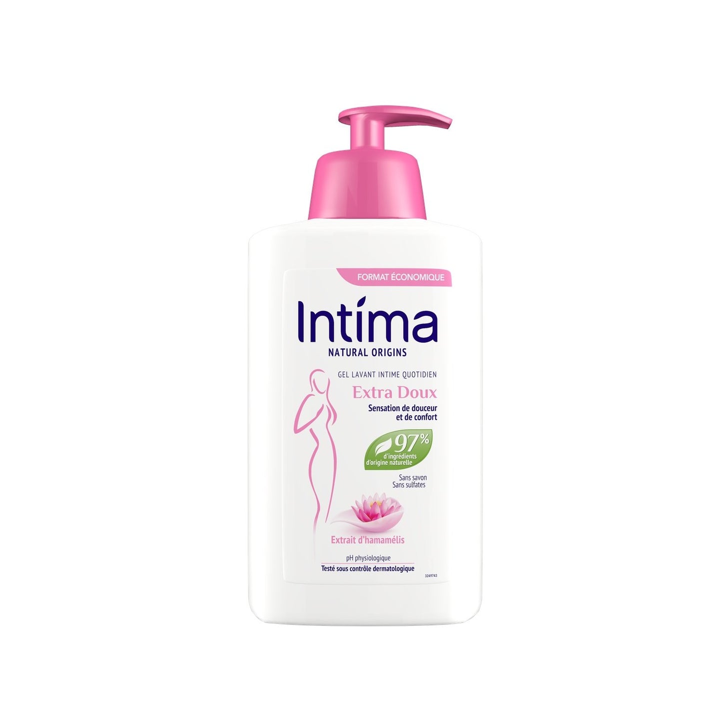 INTIMA Extra Gentle Intimate Shower Gel with Witch Hazel Extract for Daily Use