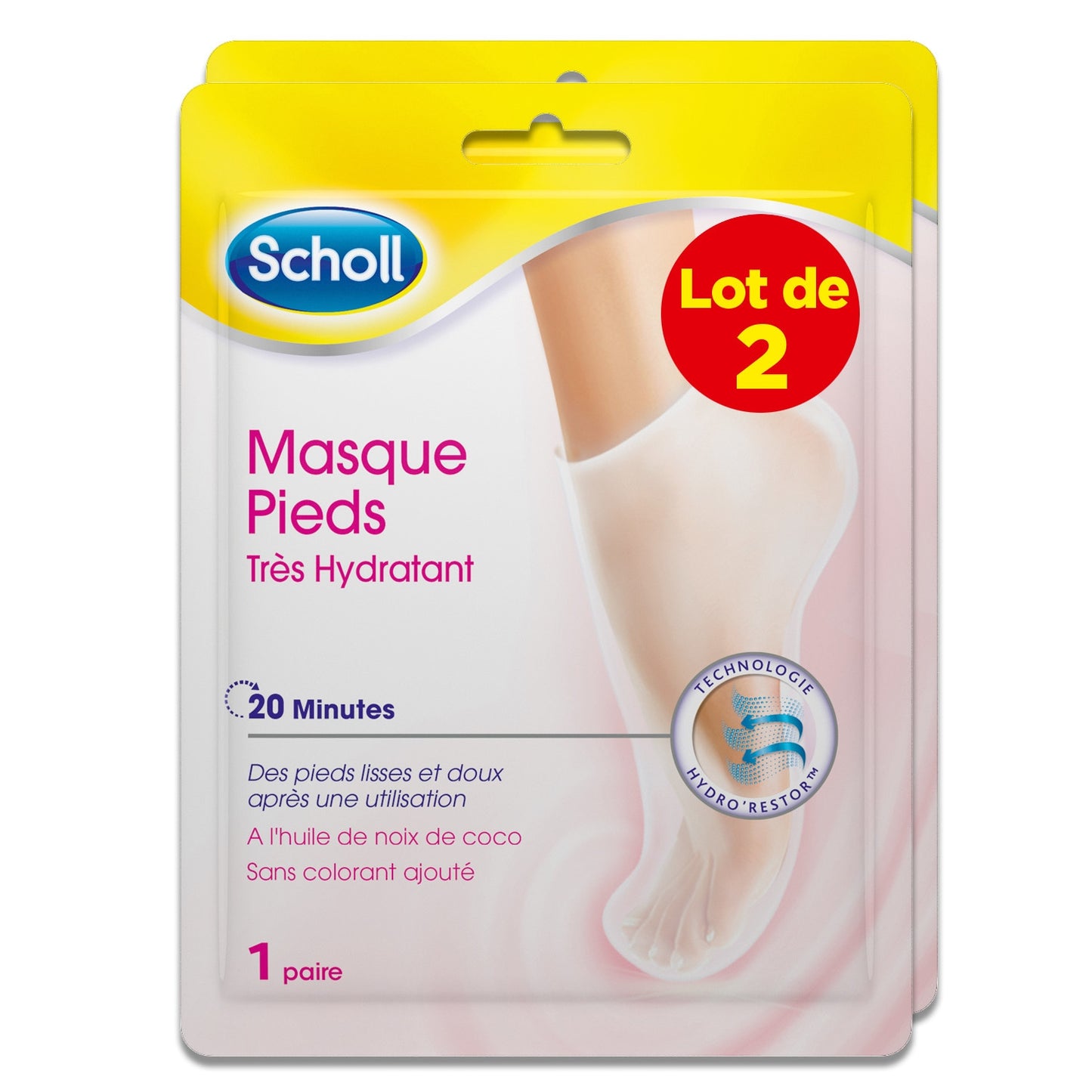 SCHOLL Very Hydrating Foot Mask