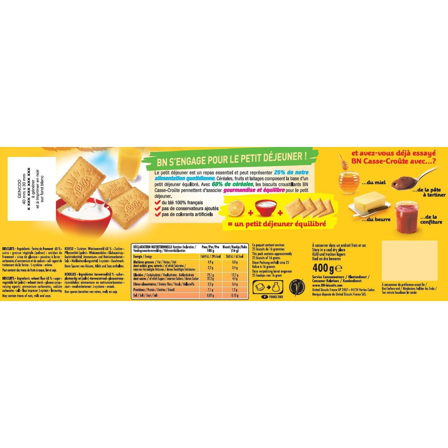 BN Breakfast Snack Biscuits