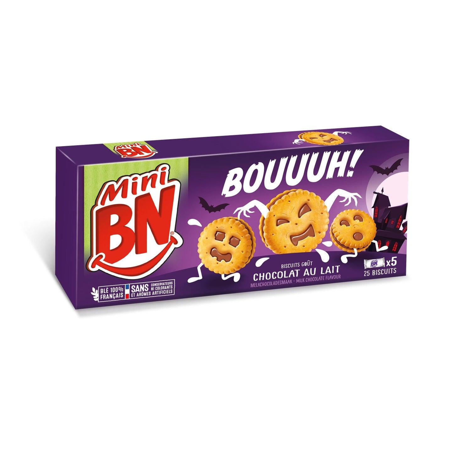 Biscuit Mini au Chocolat au Lait BN la boite de 25 biscuits