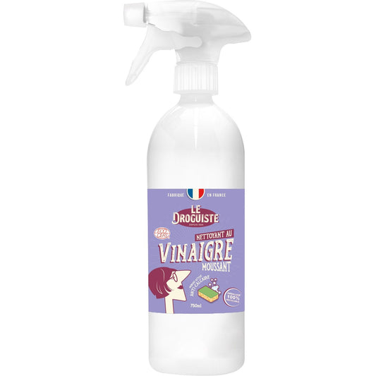Household Vinegar Active Foaming Cleaner Anti-Limescale LE DROGUISTE