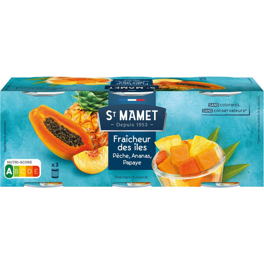Fruits in Fresh Syrup from the Islands ST MAMET