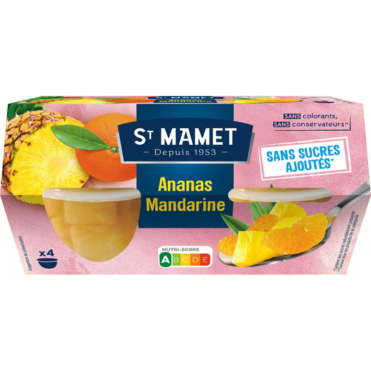 Fruits in Pineapple and Mandarin Syrup ST MAMET