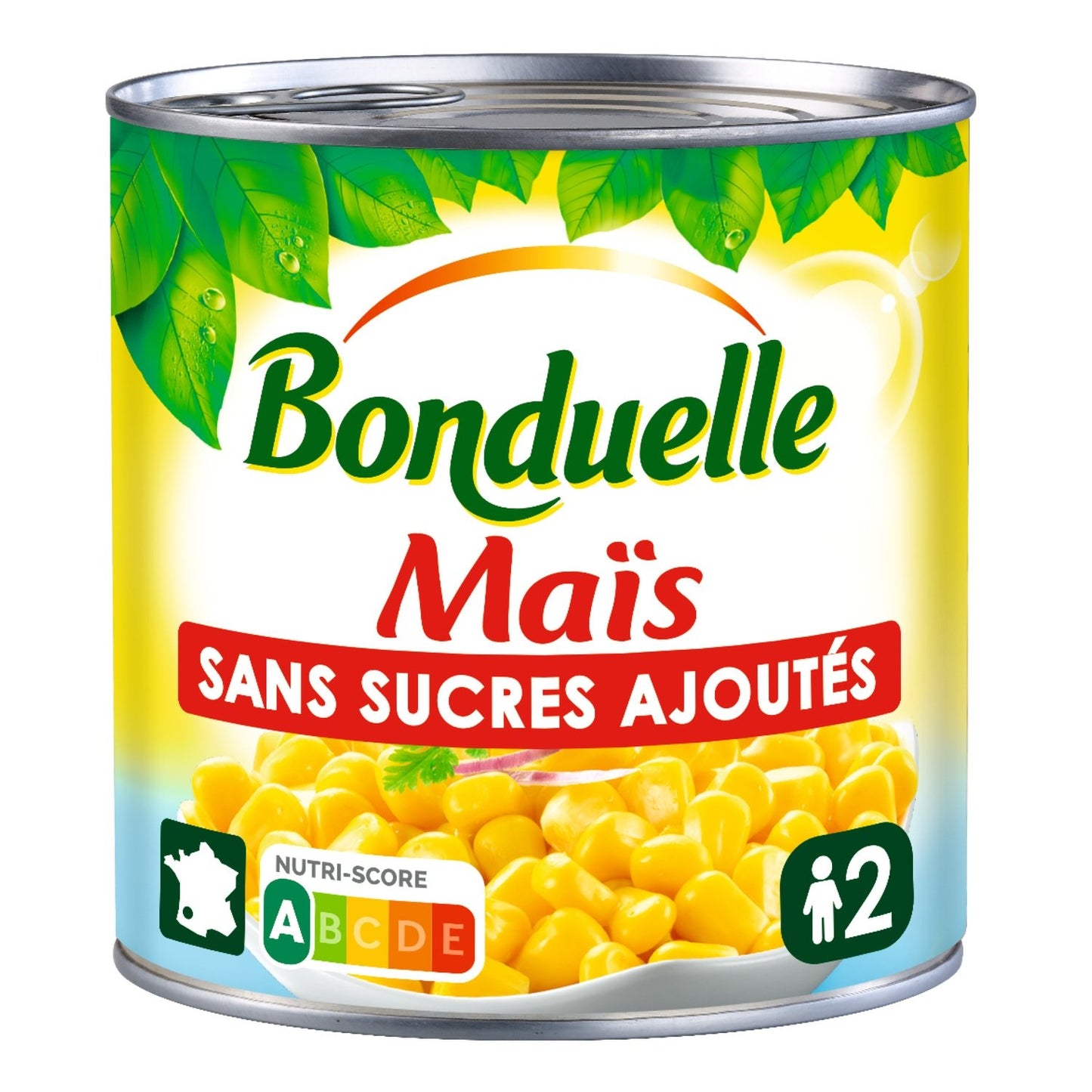 Maïs Sans Sucres Ajoutés BONDUELLE la boîte de 285g