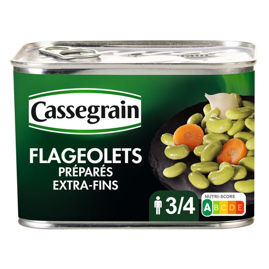 CASSEGRAIN Extra-Fine Prepared Flageolets