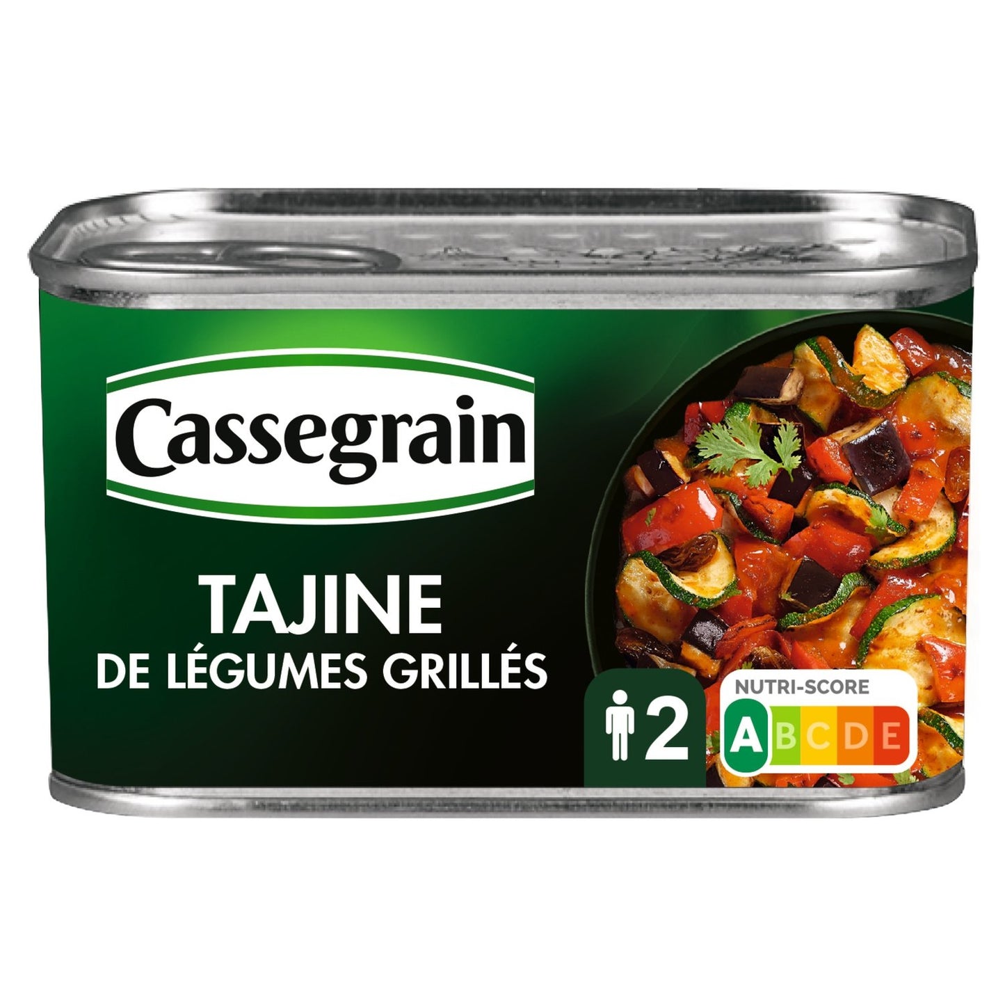 Tajine de Légumes Grillés à la Coriandre CASSEGRAIN la boîte de 375g