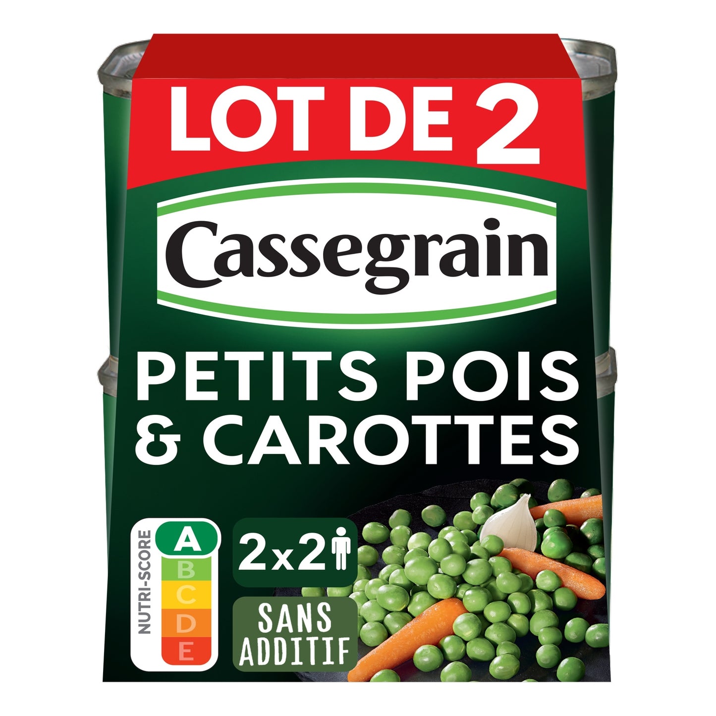 Petits Pois et Carottes CASSEGRAIN