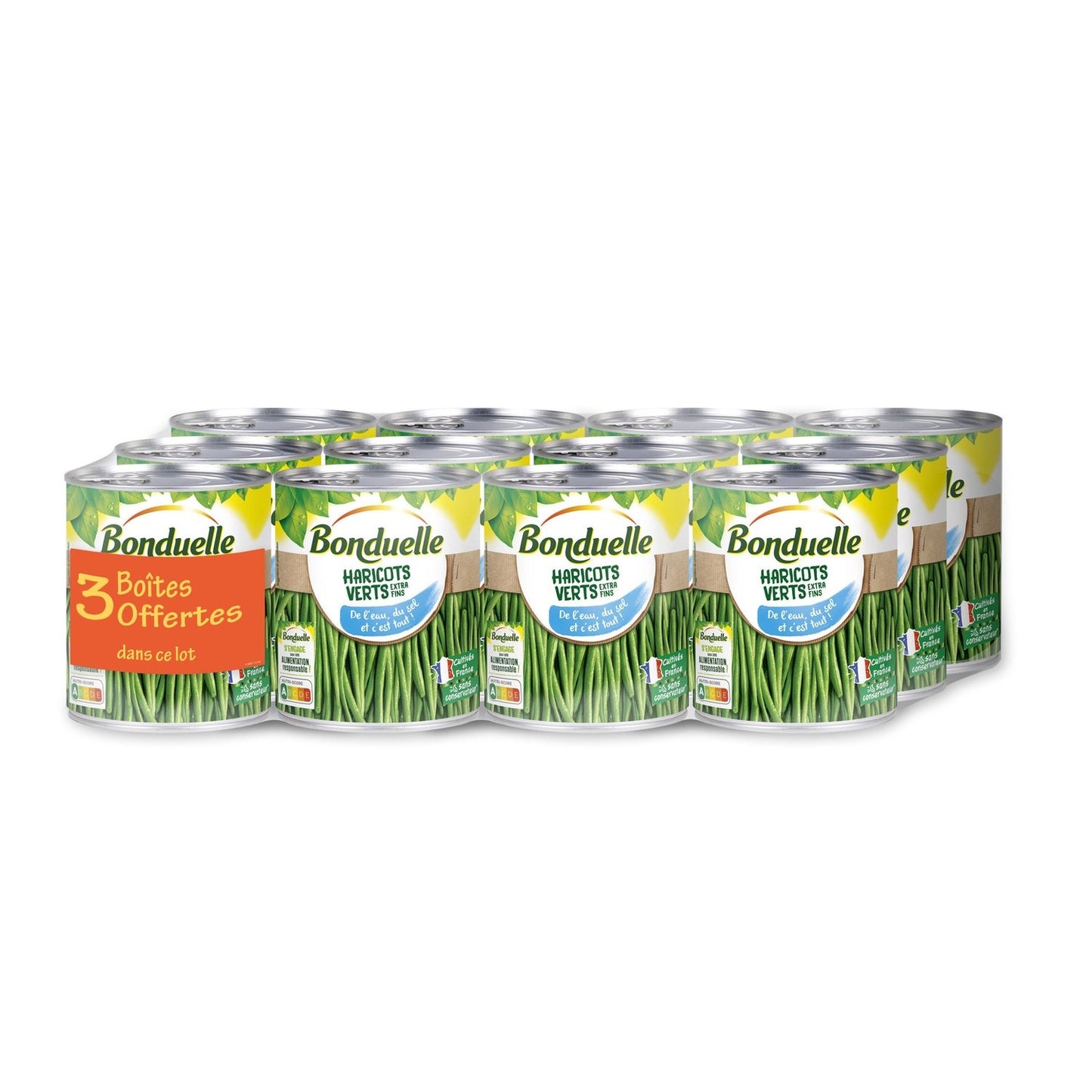 BONDUELLE Extra Fine Row Green Beans