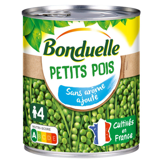 Peas without added flavor BONDUELLE