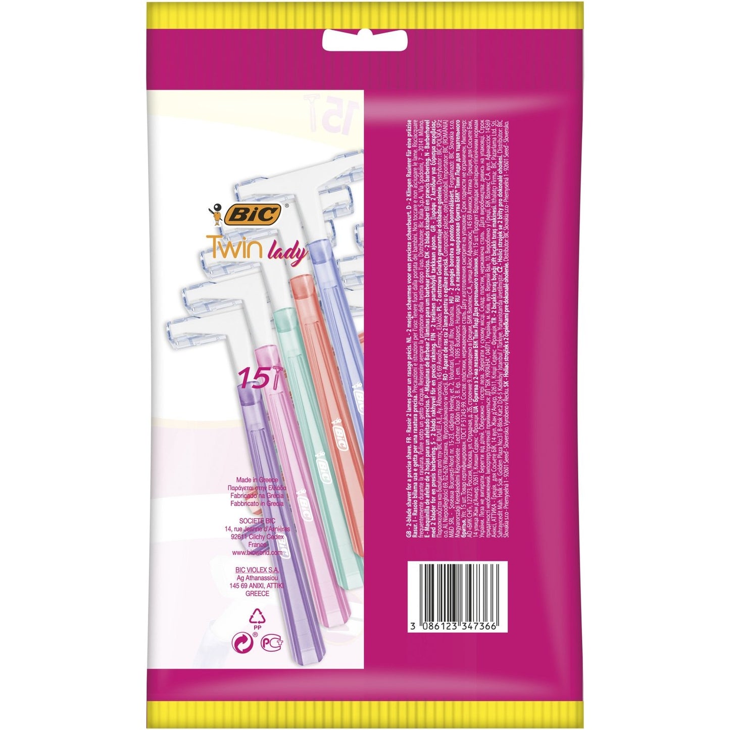 BIC Twin Lady Sensitive Women's Disposable Razors