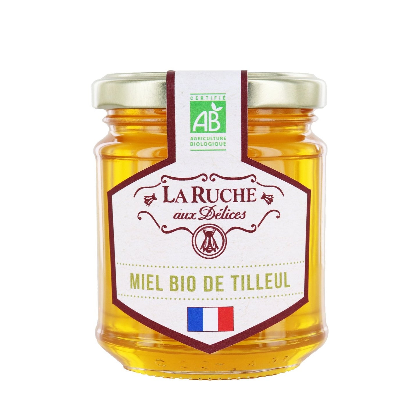 Organic Linden Honey LA RUCHES AU DELICES