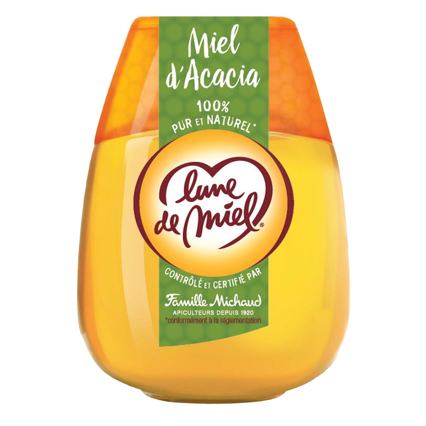 Miel Acacia Liquide LUNE DE MIEL le flacon de 450 g