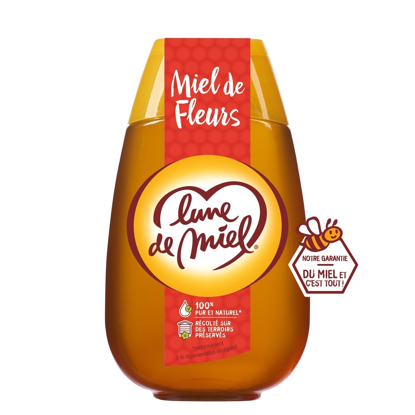 Miel de Fleurs Liquide LUNE DE MIEL le flacon de 500 g
