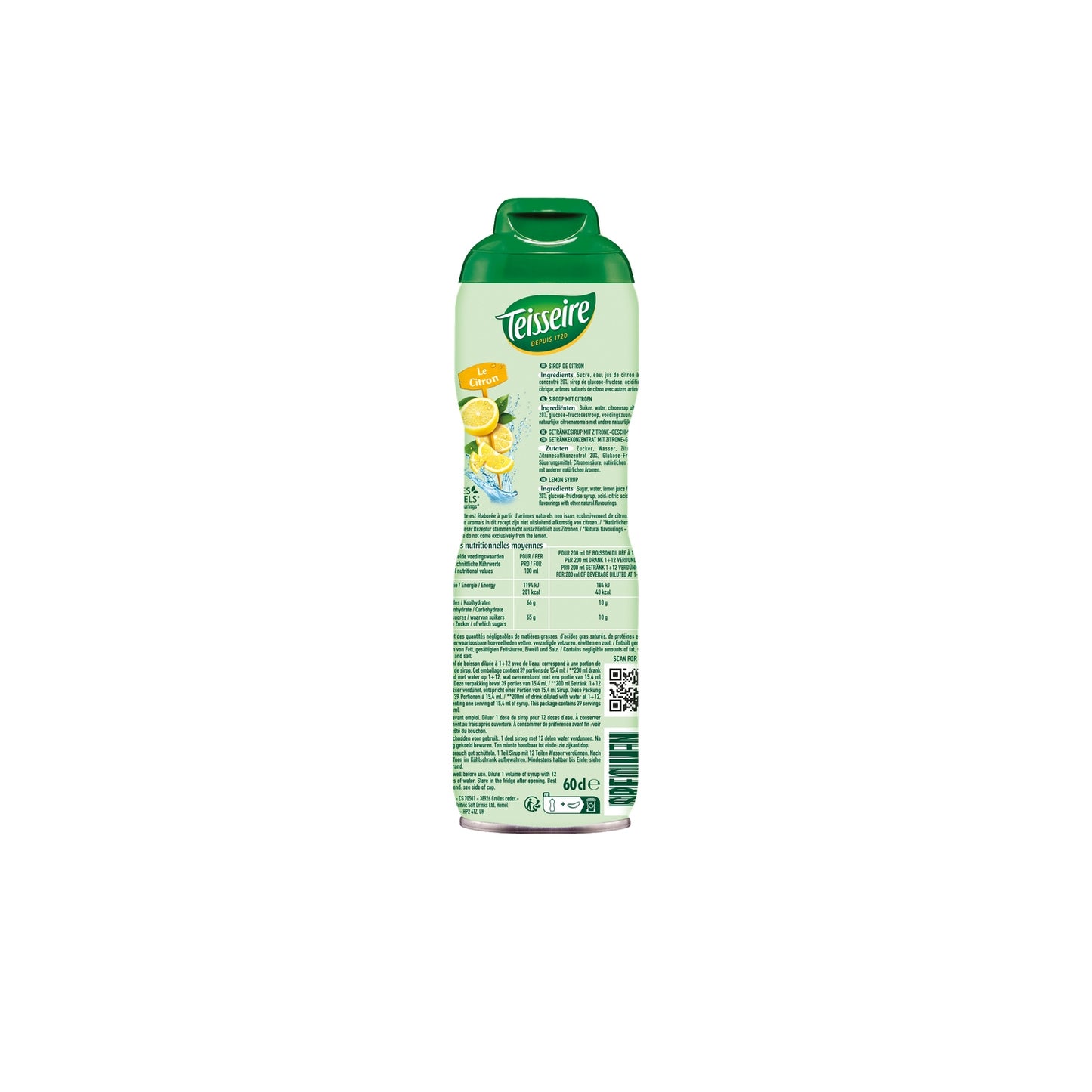 Sirop Citron TEISSEIRE