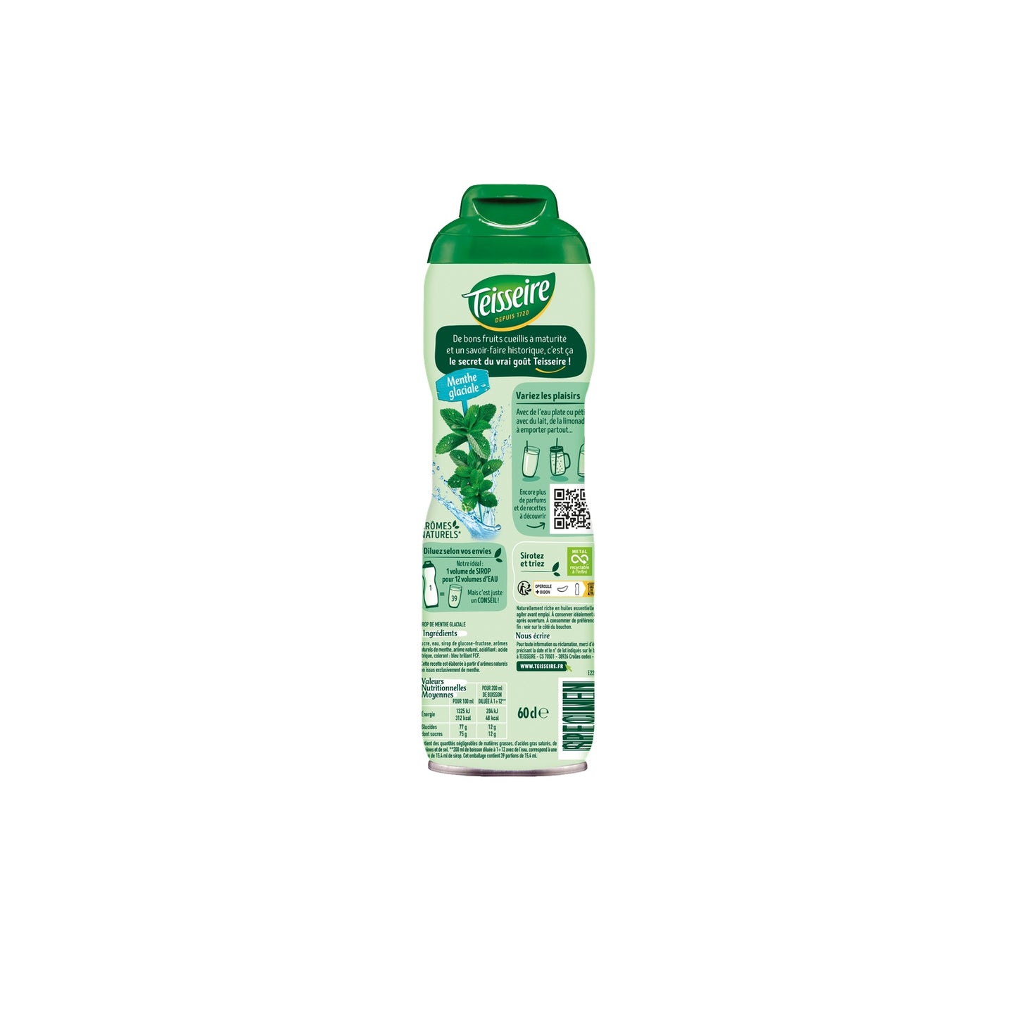 Sirop Menthe glaciale TEISSEIRE