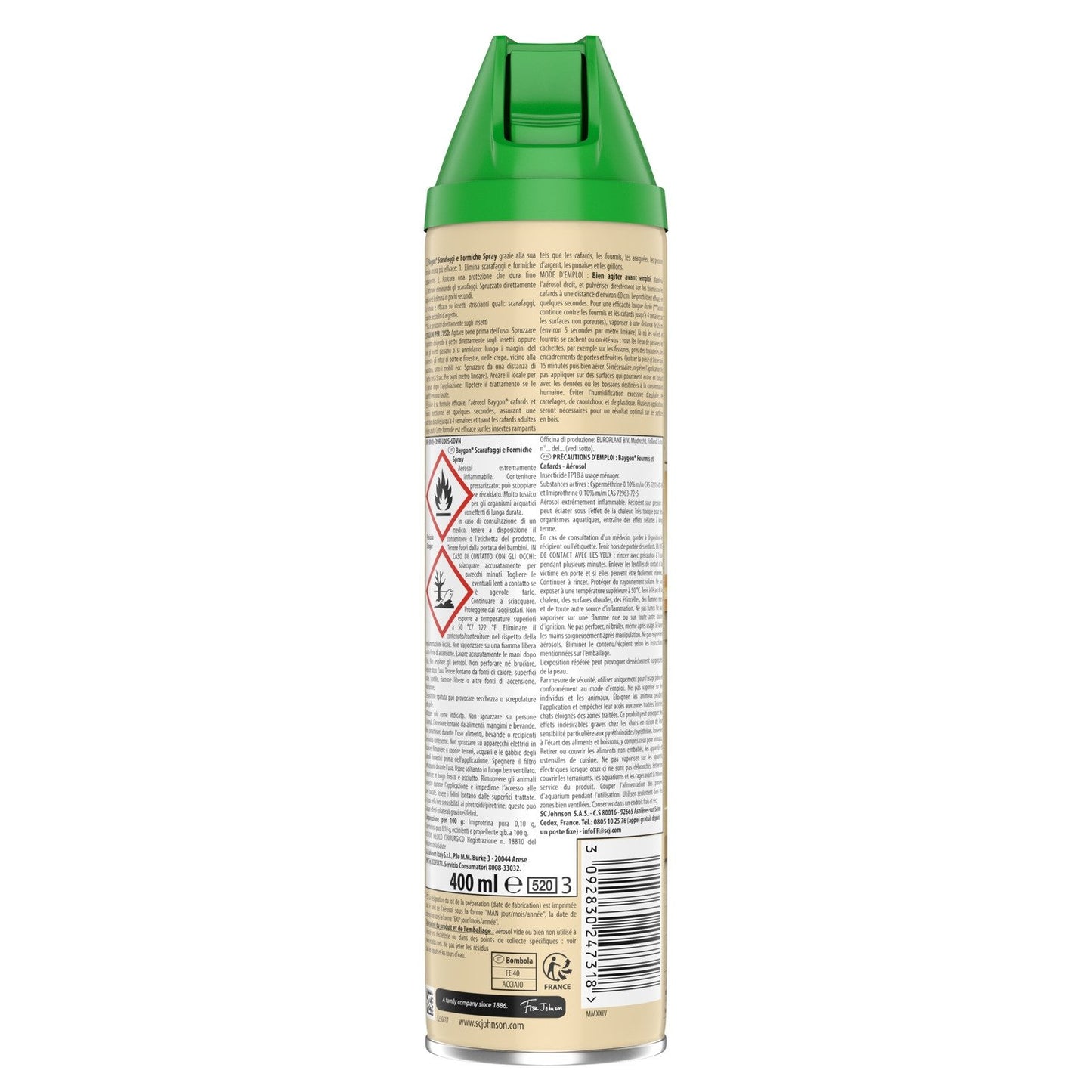 Anti-Krabbel-Spray Ameisen und Kakerlaken Schnelle Wirkung Langanhaltender Schutz BAYGON