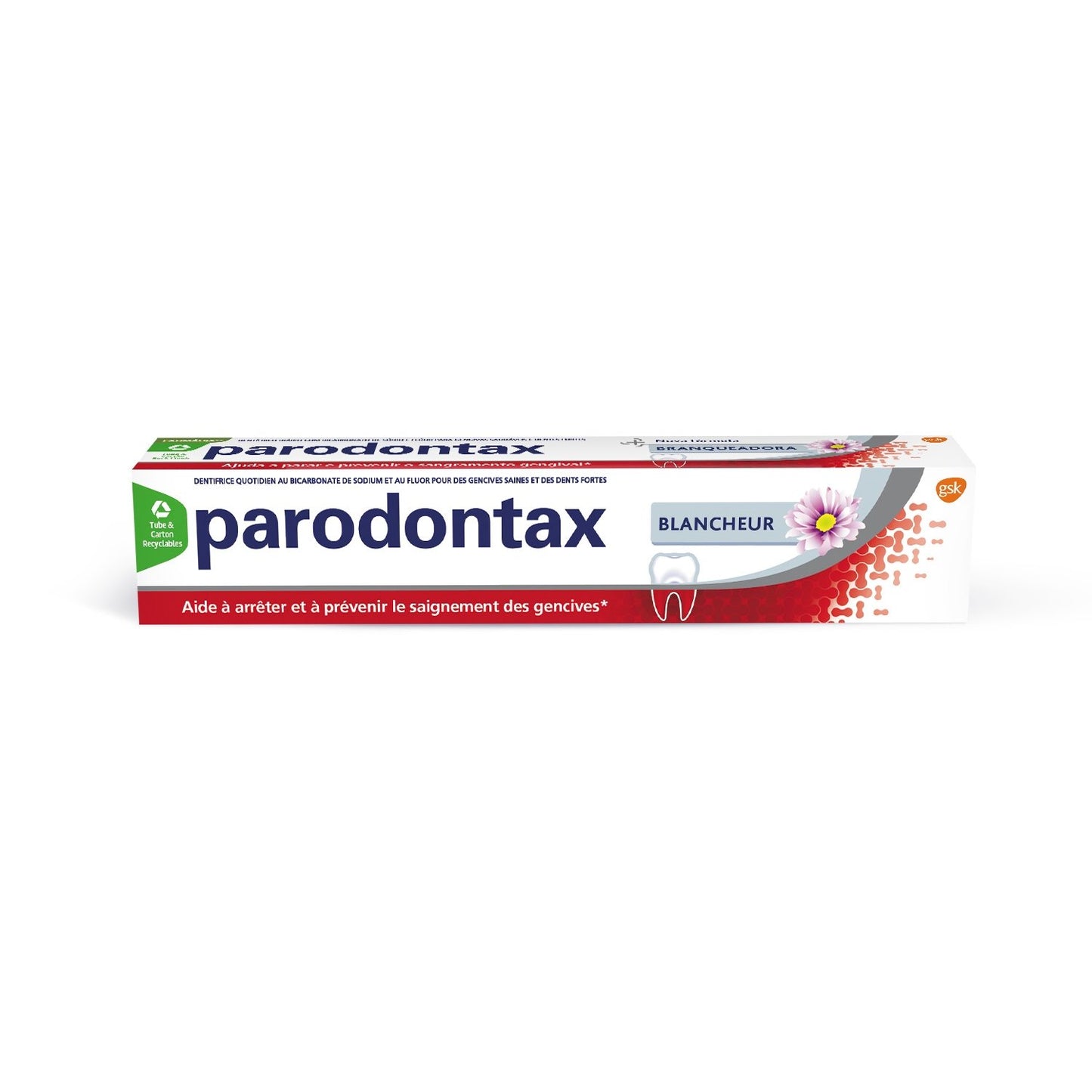 Dentifrice Blancheur Prévient et Arrête le Saignement des Gencives PARODONTAX