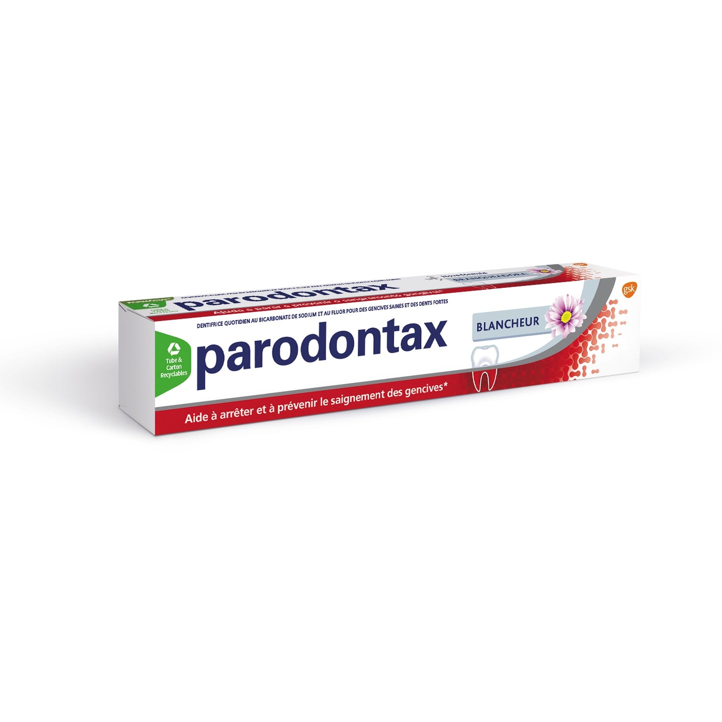 Dentifrice Blancheur Prévient et Arrête le Saignement des Gencives PARODONTAX