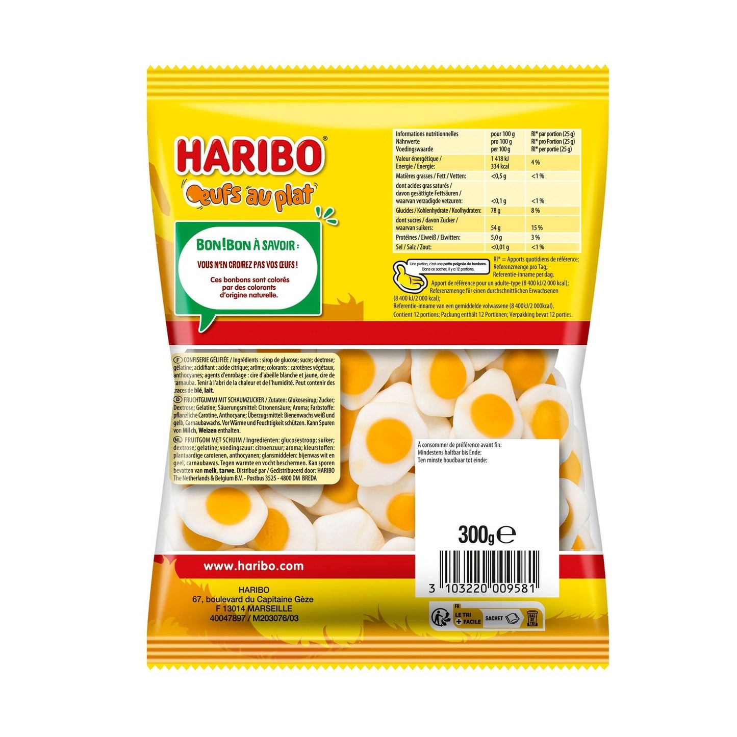 HARIBO Spiegelei-Bonbons