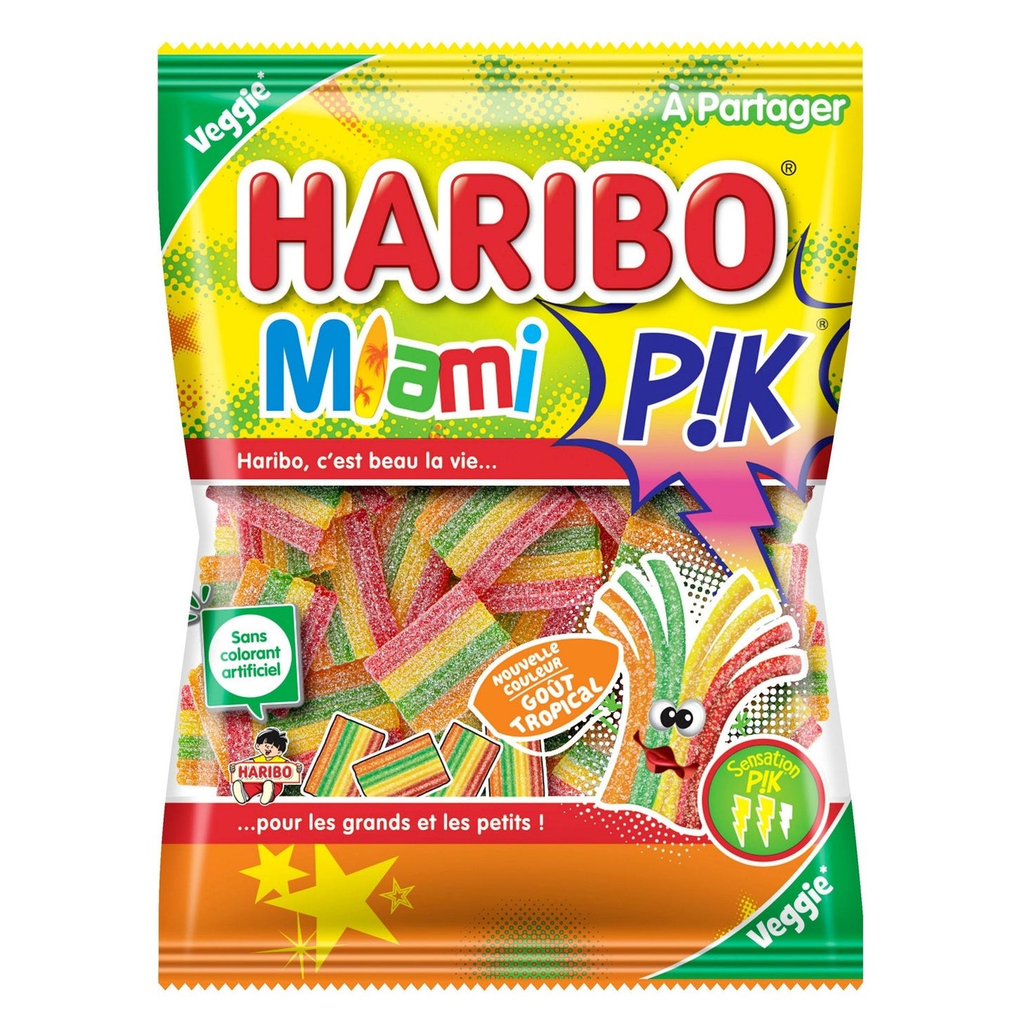 Bonbons Miami Pik HARIBO le paquet de 200g