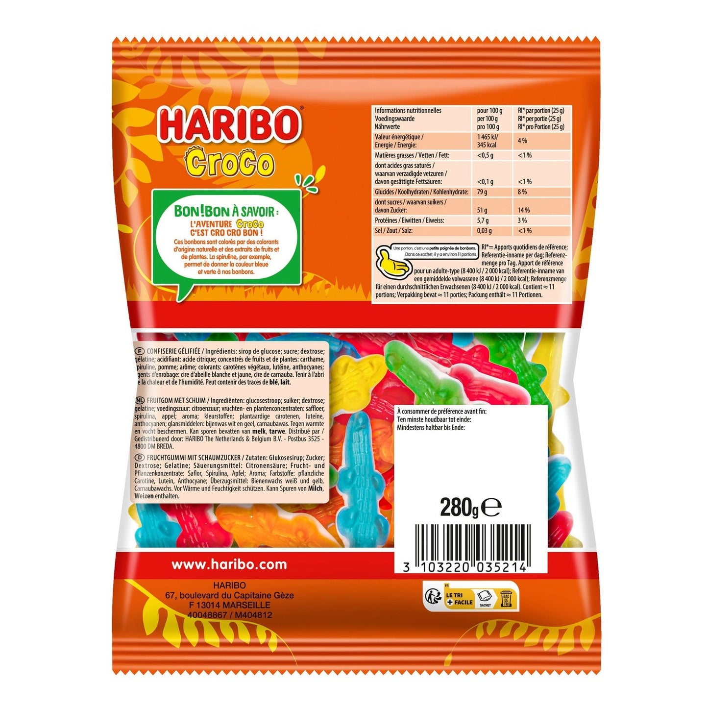 Bonbons Croco HARIBO