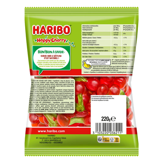HARIBO Happy Cherry Candies