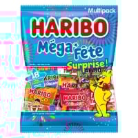 Bonbons Multipack Méga Fête Assortiment Surprise HARIBO le paquet de 800g